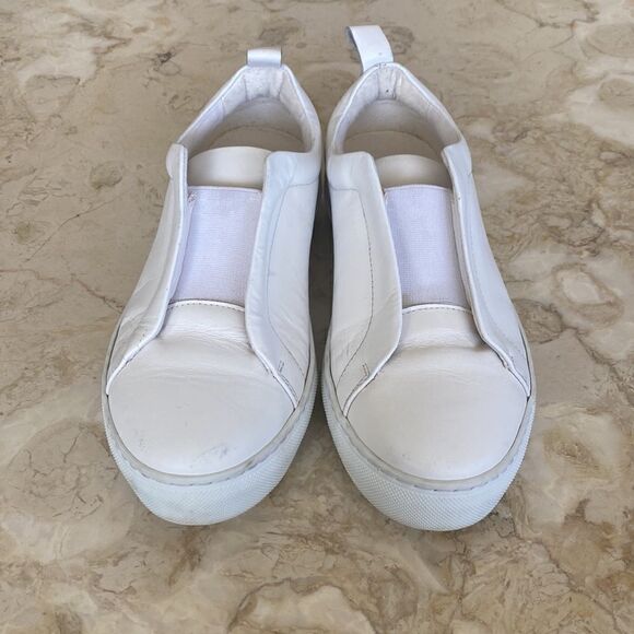 Kin Erennie Leather Slip On Trainers - Picture 3 of 10